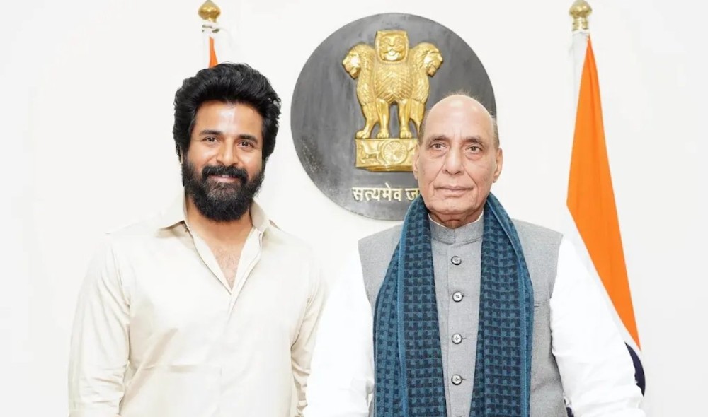 फिल्म 'अमरन' की टीम ने रक्षा मंत्री राजनाथ सिंह से मुलाकात की