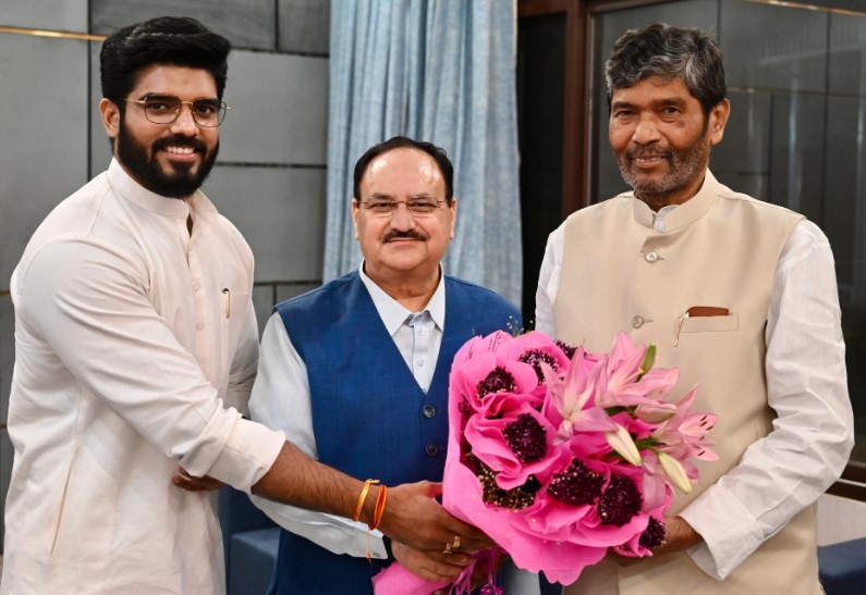 बिहार की हर सीट पर NDA उम्मीदवारों का समर्थन करेगी पारस के नेतृत्व वाली RLJP: जेपी नड्डा