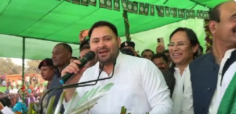 हेमंत सोरेन के साथ अन्याय के लिए भाजपा को मुंहतोड़ जवाब देगी झारखंड की जनता : तेजस्वी