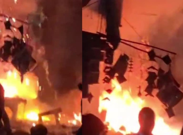 दिवाली पर बिहार में हादसा, मोतिहारी में इलेक्ट्रानिक शॉप जला, नालंदा में पटाखा दुकान में लगी आग