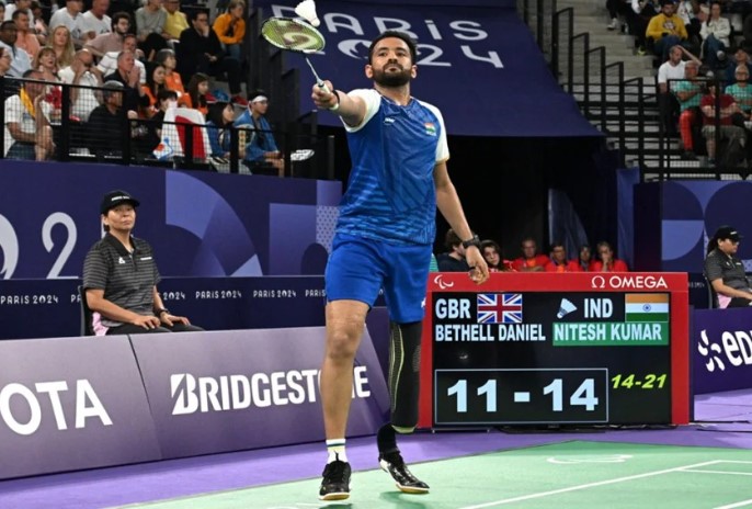 पेरिस पैरालंपिक में नितेश कुमार का धांशू प्रदर्शन, ब्रिटेन को डेनियल बेथेल को हराया; भारत को दिलाया दूसरा गोल्ड