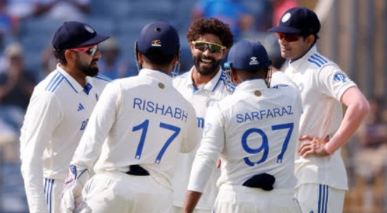 IND vs NZ 3rd Test: दूसरा सत्र जडेजा के नाम, न्यूजीलैंड ने चायकाल तक 6 विकेट पर 192 रन बनाये