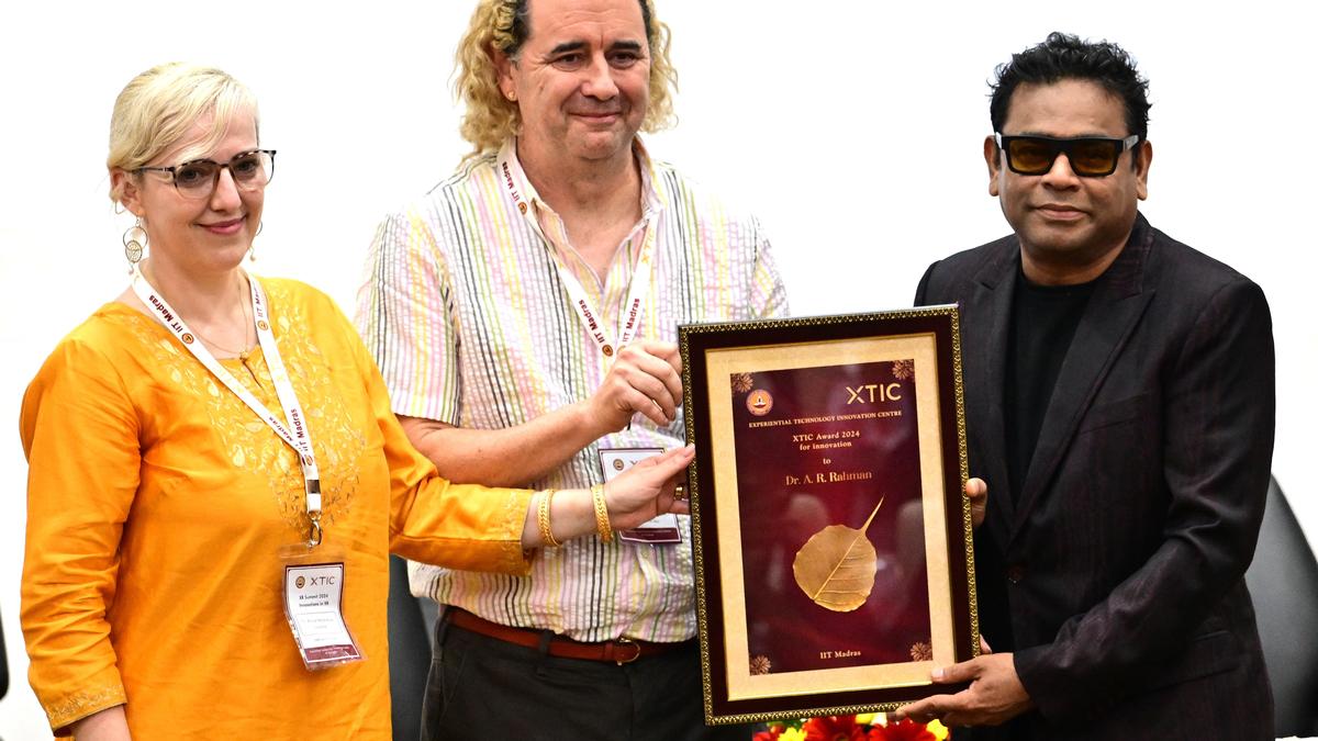 एआर रहमान फिल्म 'ले मस्क' के लिए 'एक्सटीआईसी अवॉर्ड 2024 फॉर इनोवेशन' से हुए सम्मानित