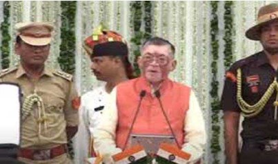संतोष कुमार गंगवार ने झारखंड के राज्यपाल के पद की शपथ ली