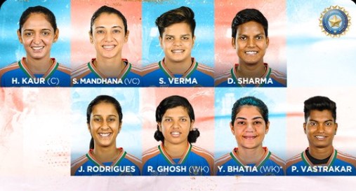 महिला टी20 विश्व कप के लिए भारतीय टीम का ऐलान, इन 15 खिलाड़ियों को मिली जगह