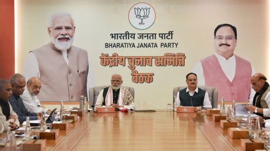 लोकसभा चुनाव: उम्मीदवारों की दूसरी लिस्ट तय करने के लिए हुई बीजेपी CEC की बैठक