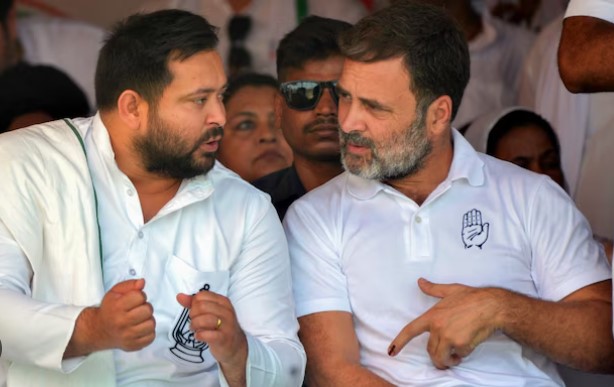 वह तो खुद एक समस्या हैं, बीजेपी मंत्री के निशाने पर तेजस्वी; राहुल गांधी से कहा- बतानी पड़ेगी जाति